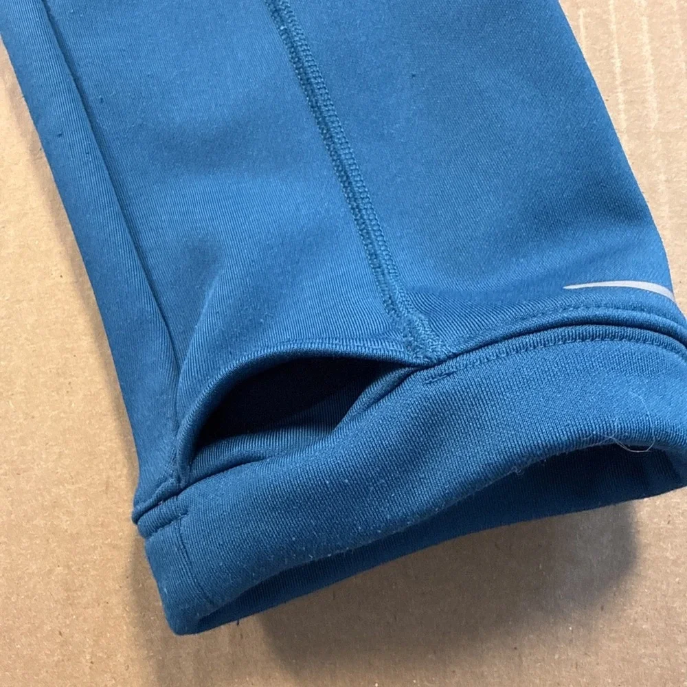 The North Face Shirt Mens‎ Large Blue 1/4 Zip Mock Neck Pullover Activewear Top